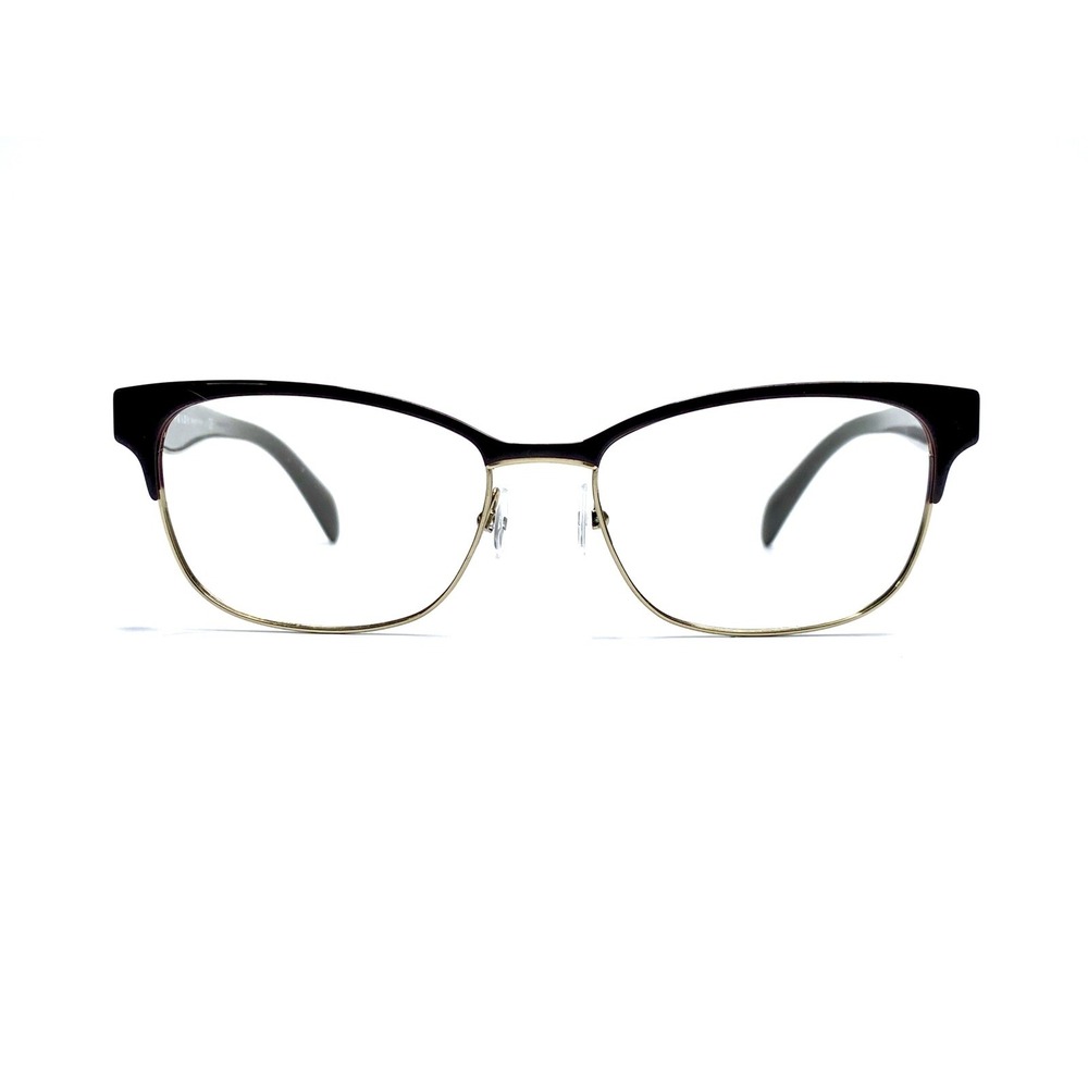 Prada Brown Gold Cat Eye Club Master Glasses Italy VPR65R DHO-1O1 53 16 140